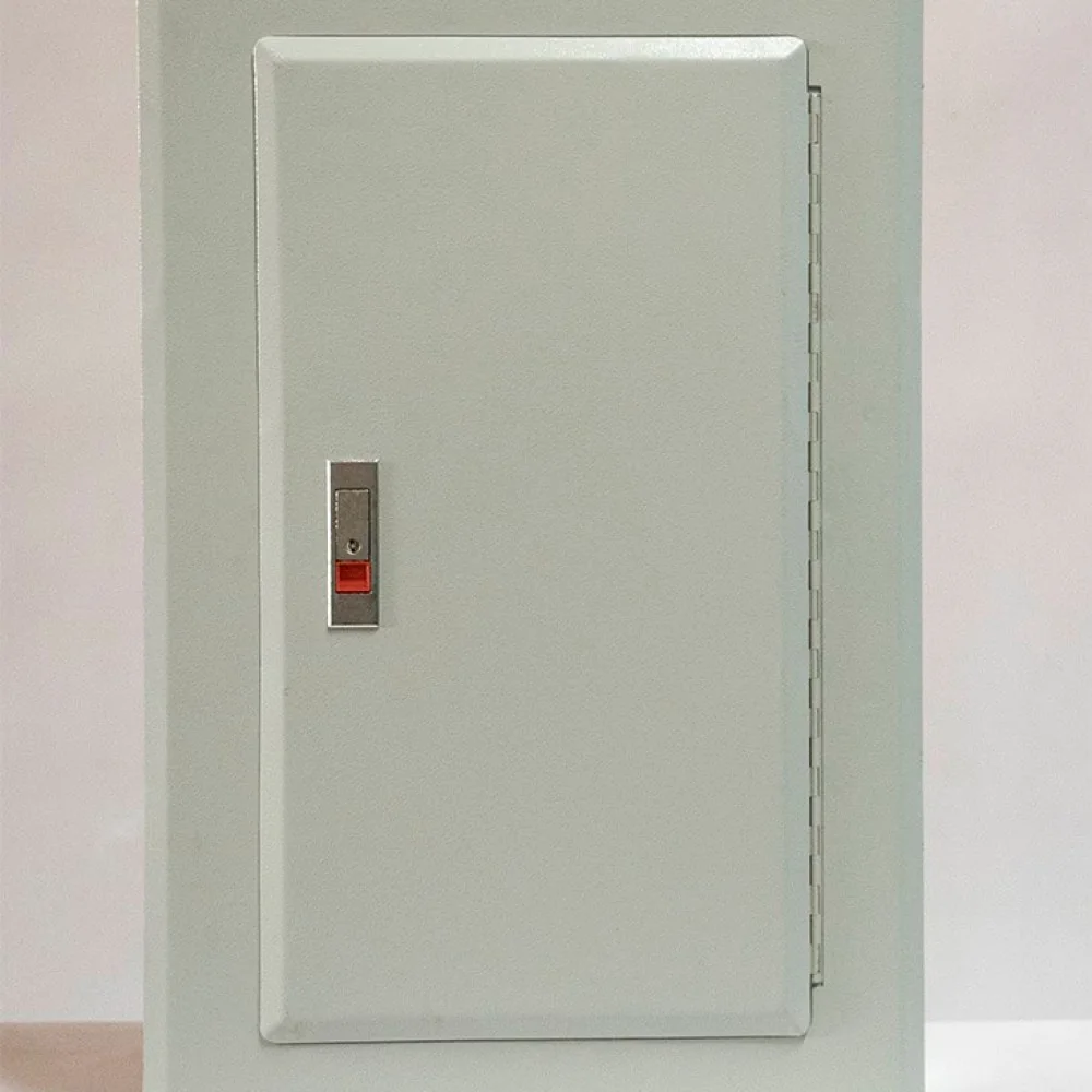 TABLERO EMPOTRABLE 12 POLOS RIEL COBRE + FUERZA FIJA SEMIPESADO
