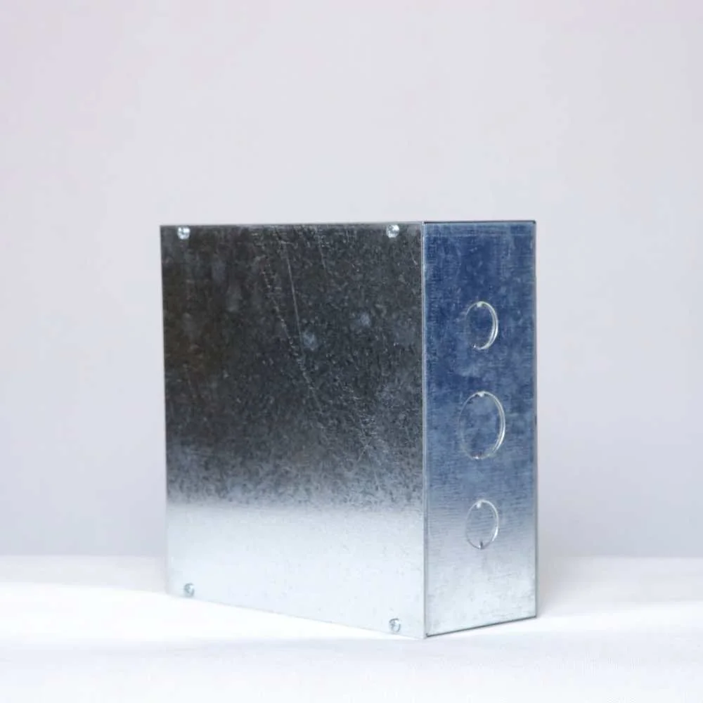 CAJA DE PASE 10X10X4″ SEMIPESADA