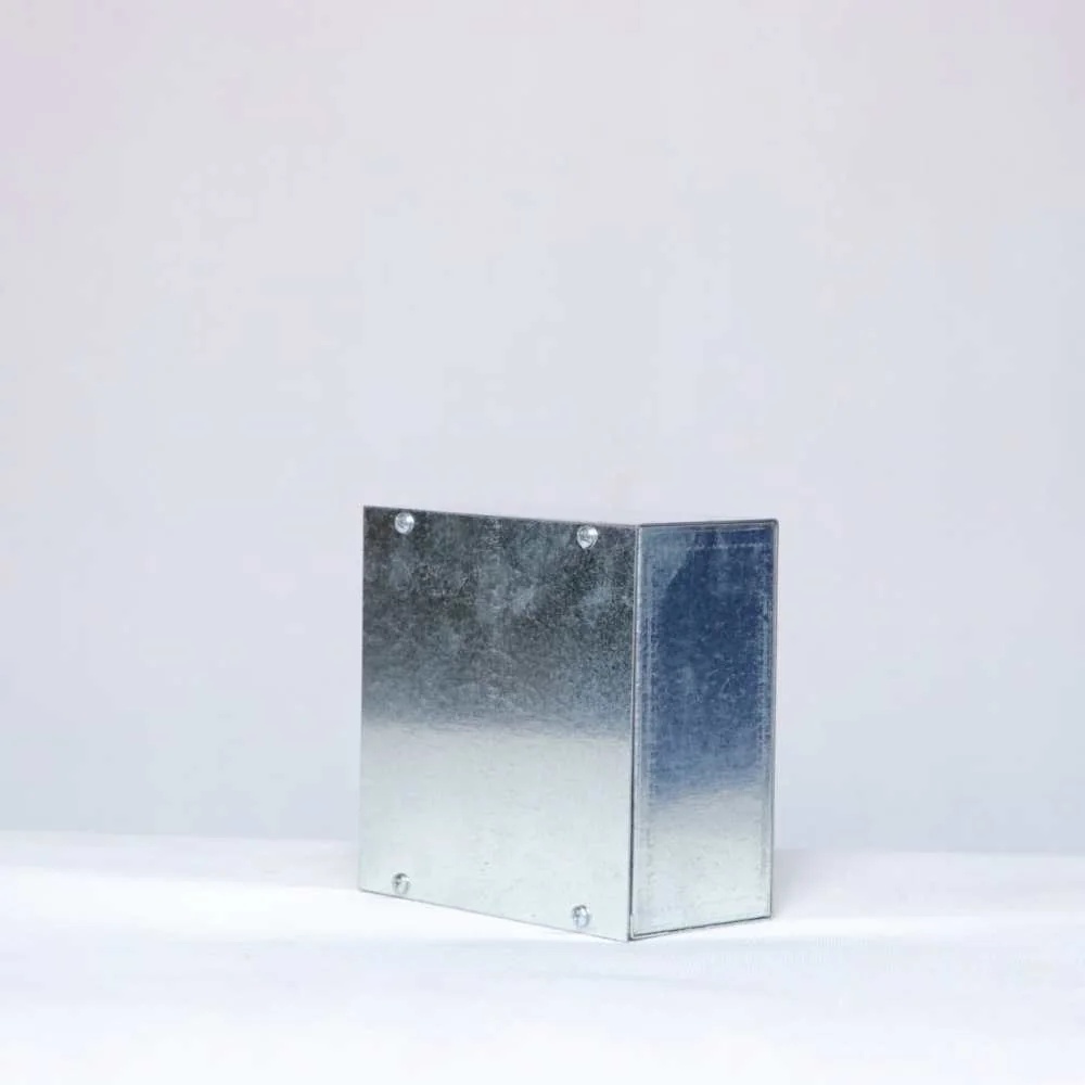 CAJA DE PASE 6X6X3″ CIEGA SEMIPESADA